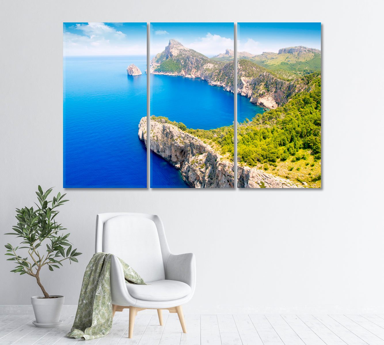 Mallorca Island Spain Canvas Print-Canvas Print-CetArt-1 Panel-24x16 inches-CetArt