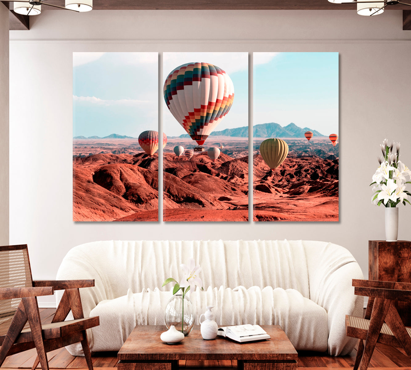 Colorful Balloons Africa Namibia Canvas Print-Canvas Print-CetArt-1 Panel-24x16 inches-CetArt