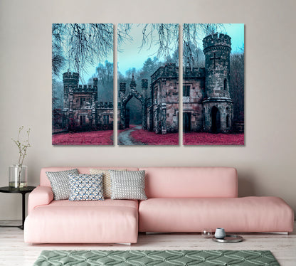 Mystical Old Castle Canvas Print-Canvas Print-CetArt-1 Panel-24x16 inches-CetArt