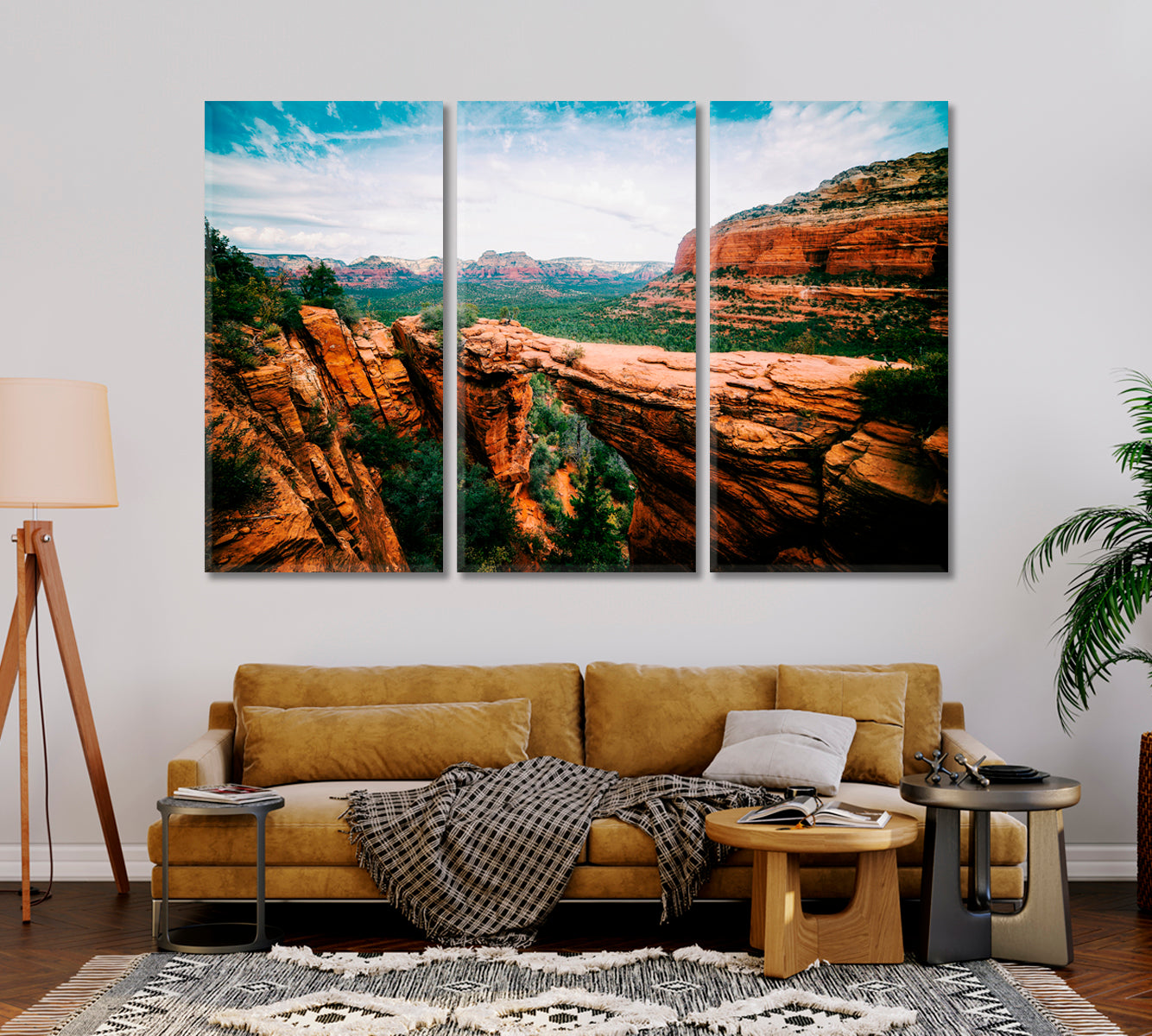 Devil's Bridge Trail Arizona USA Canvas Print-Canvas Print-CetArt-1 Panel-24x16 inches-CetArt