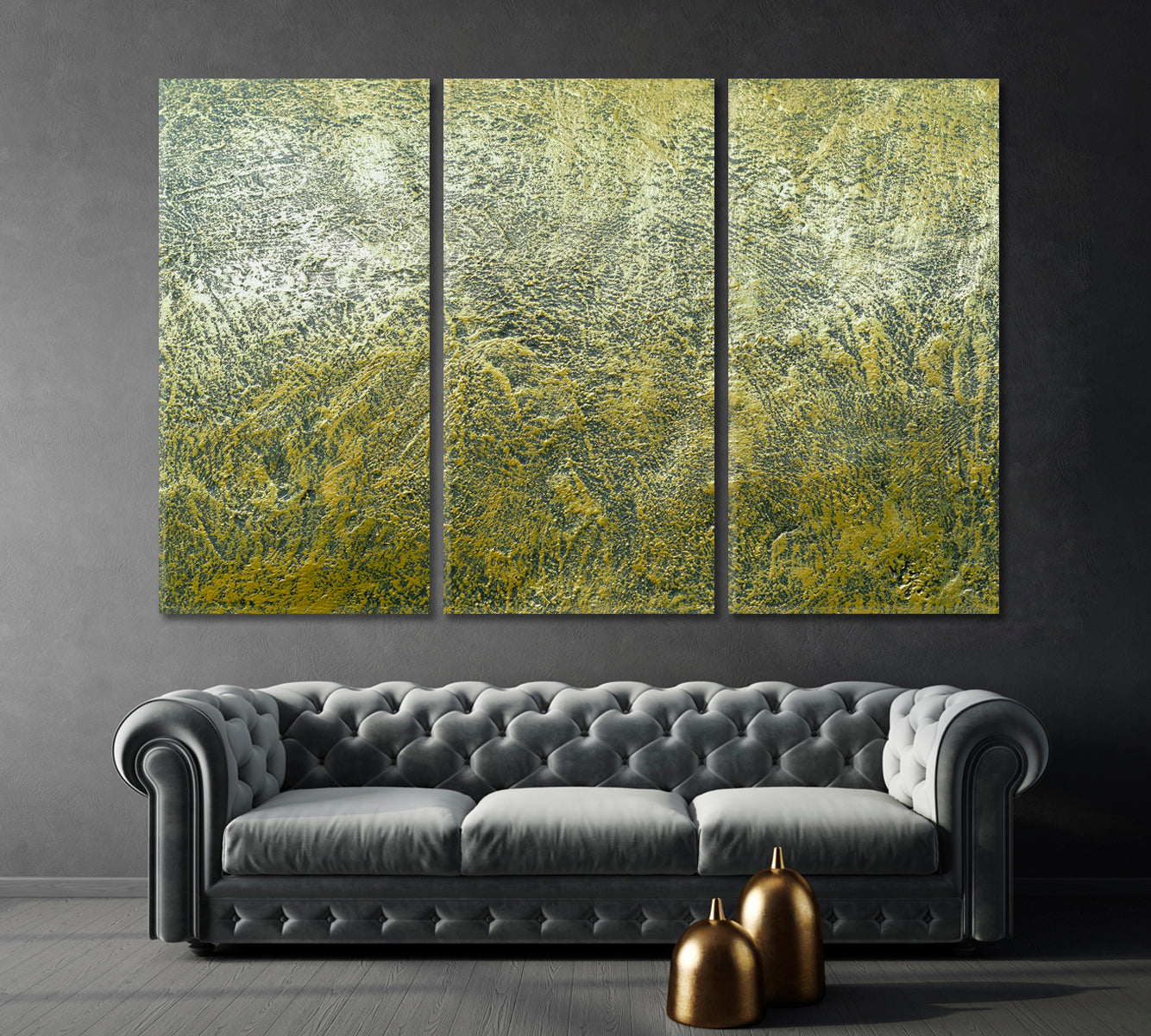 Marble with Bronze Plating Canvas Print-Canvas Print-CetArt-1 Panel-24x16 inches-CetArt