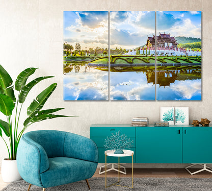 Royal Park Rajapruek Chiang Mai Thailand Canvas Print-Canvas Print-CetArt-1 Panel-24x16 inches-CetArt