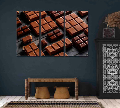 Tasty Milk Chocolate Canvas Print-Canvas Print-CetArt-1 Panel-24x16 inches-CetArt