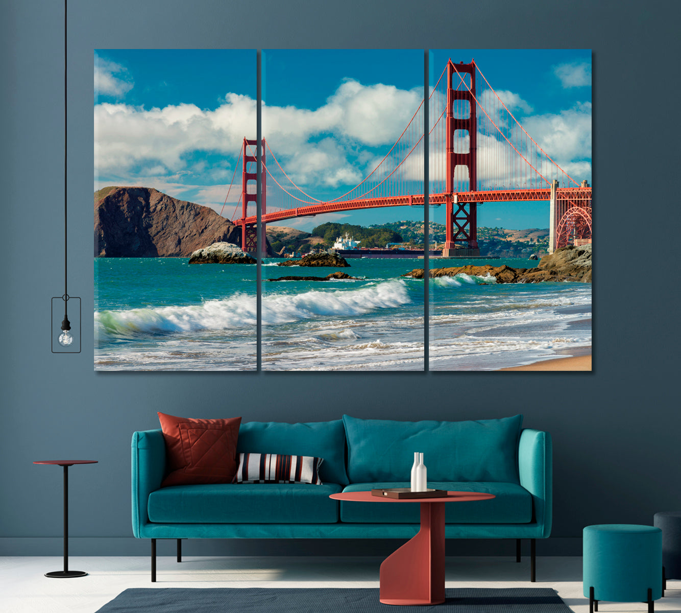 Golden Gate Bridge California USA Canvas Print-Canvas Print-CetArt-1 Panel-24x16 inches-CetArt