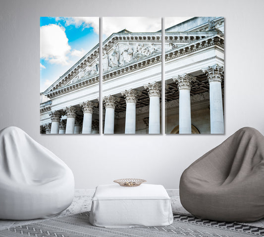 Fitzwilliam Museum Cambridge UK Canvas Print-Canvas Print-CetArt-1 Panel-24x16 inches-CetArt