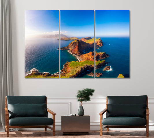 Ponta de Sao Lourenco Peninsula Madeira Islands Portugal Canvas Print-Canvas Print-CetArt-1 Panel-24x16 inches-CetArt