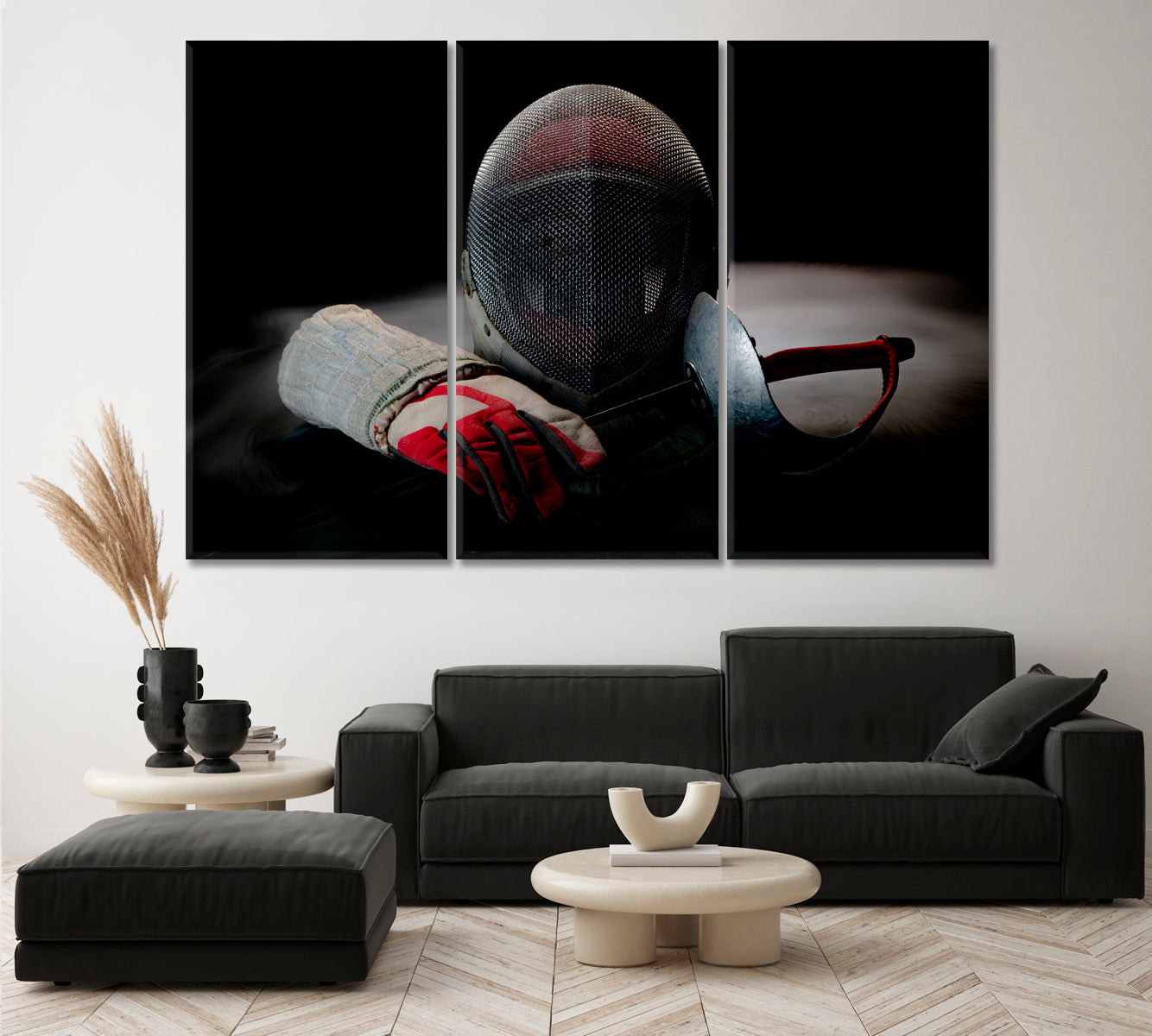 Protective Equipment for Fencing Canvas Print-Canvas Print-CetArt-1 Panel-24x16 inches-CetArt