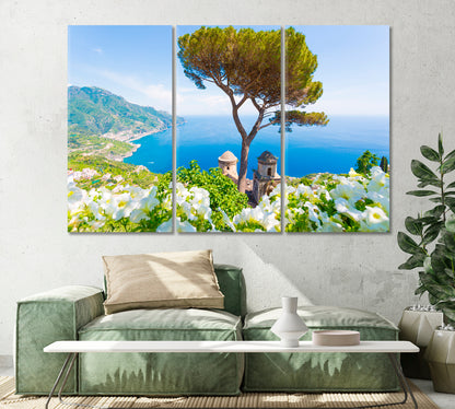 Ravello Amalfi Coast Italy Canvas Print-Canvas Print-CetArt-1 Panel-24x16 inches-CetArt