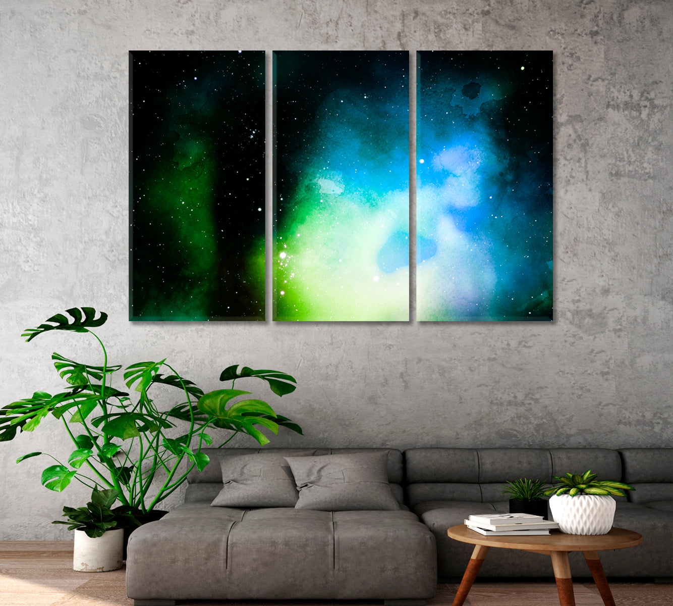 Abstract Outer Space Canvas Print-Canvas Print-CetArt-1 Panel-24x16 inches-CetArt