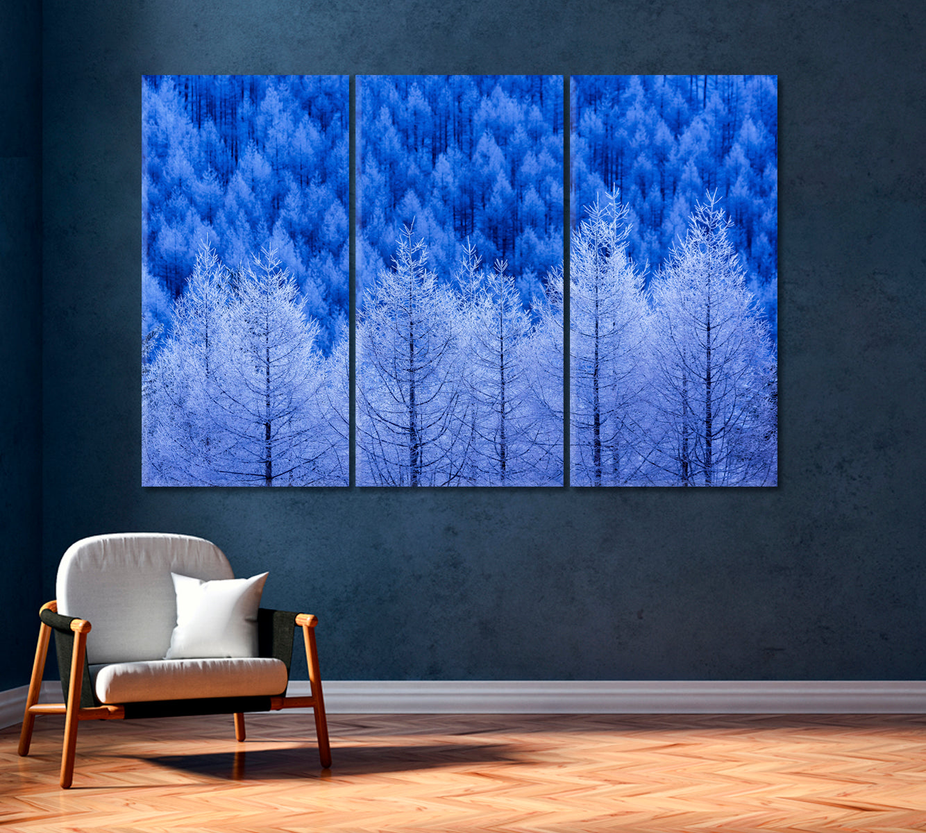 Winter Forest Canvas Print-Canvas Print-CetArt-1 Panel-24x16 inches-CetArt