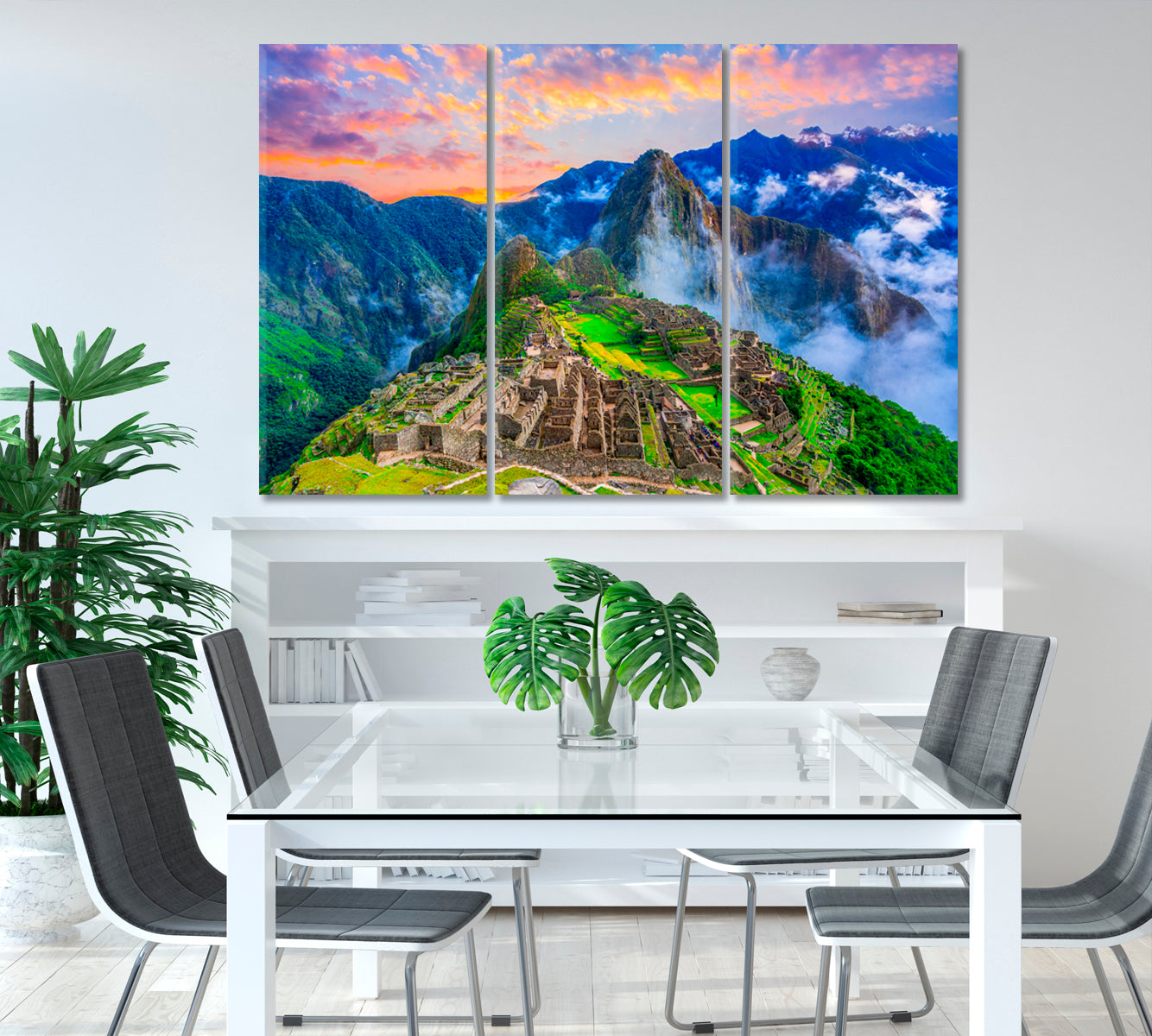 Machu Picchu Peru Canvas Print-Canvas Print-CetArt-1 Panel-24x16 inches-CetArt