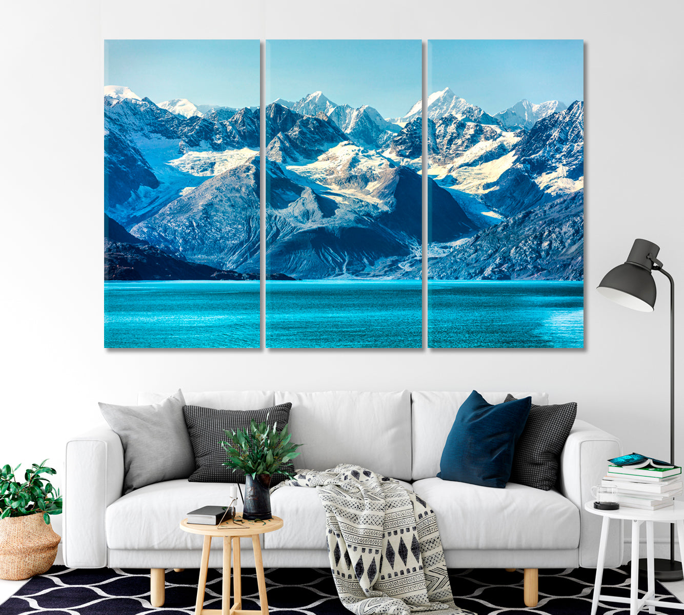 Glacier Bay National Park in Alaska USA Canvas Print-Canvas Print-CetArt-1 Panel-24x16 inches-CetArt