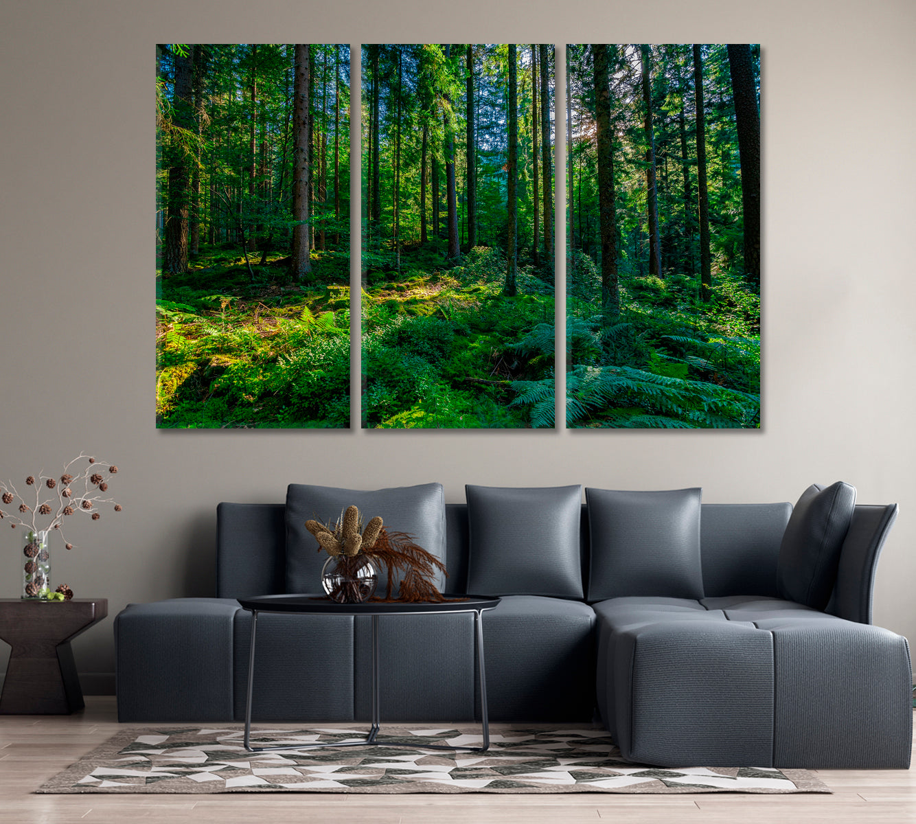 Green Black Forest Schwarzwald Germany Canvas Print-Canvas Print-CetArt-1 Panel-24x16 inches-CetArt