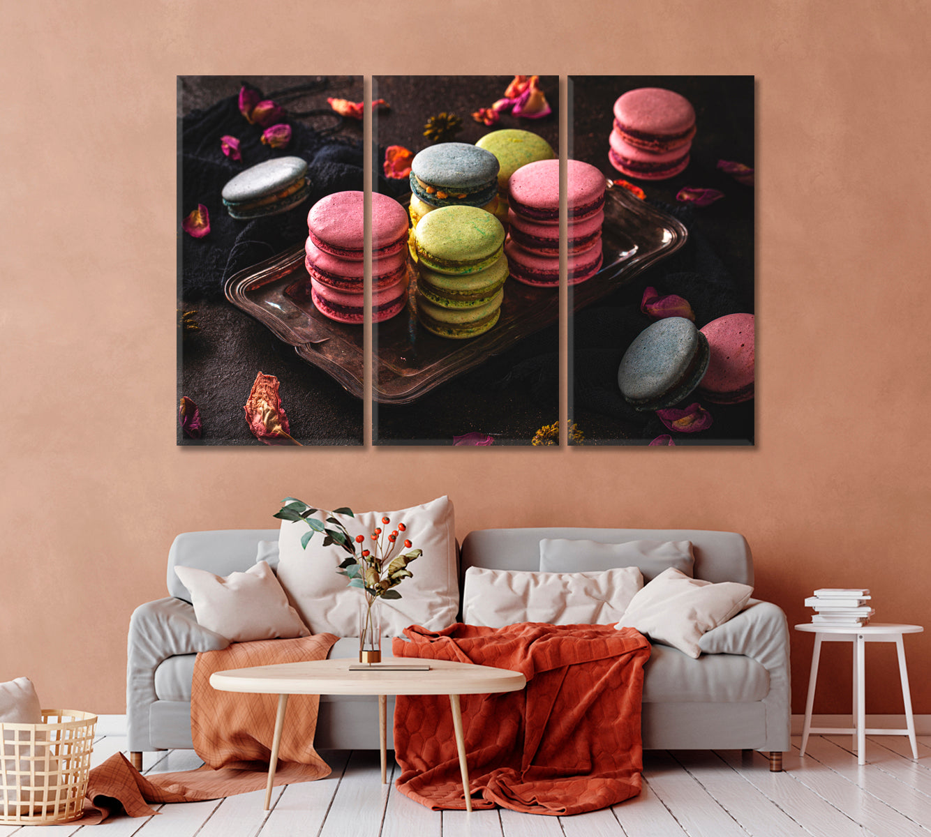 Macaron Cookies Canvas Print-Canvas Print-CetArt-1 Panel-24x16 inches-CetArt