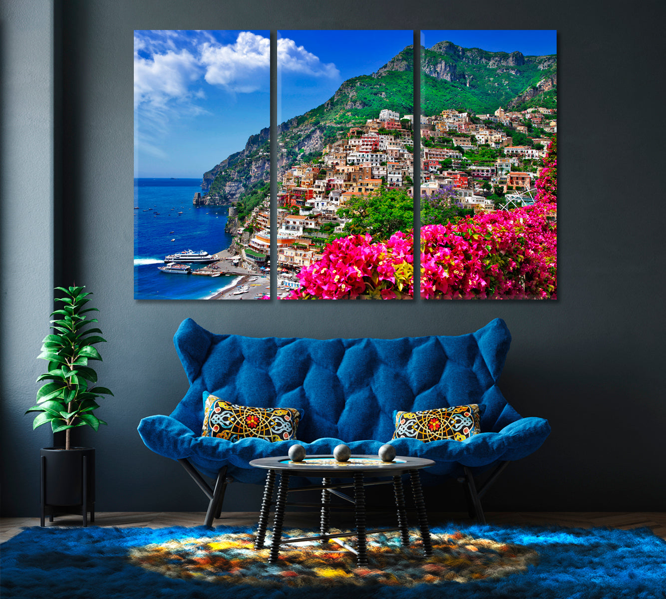 Sunny Italy Canvas Print-Canvas Print-CetArt-1 Panel-24x16 inches-CetArt