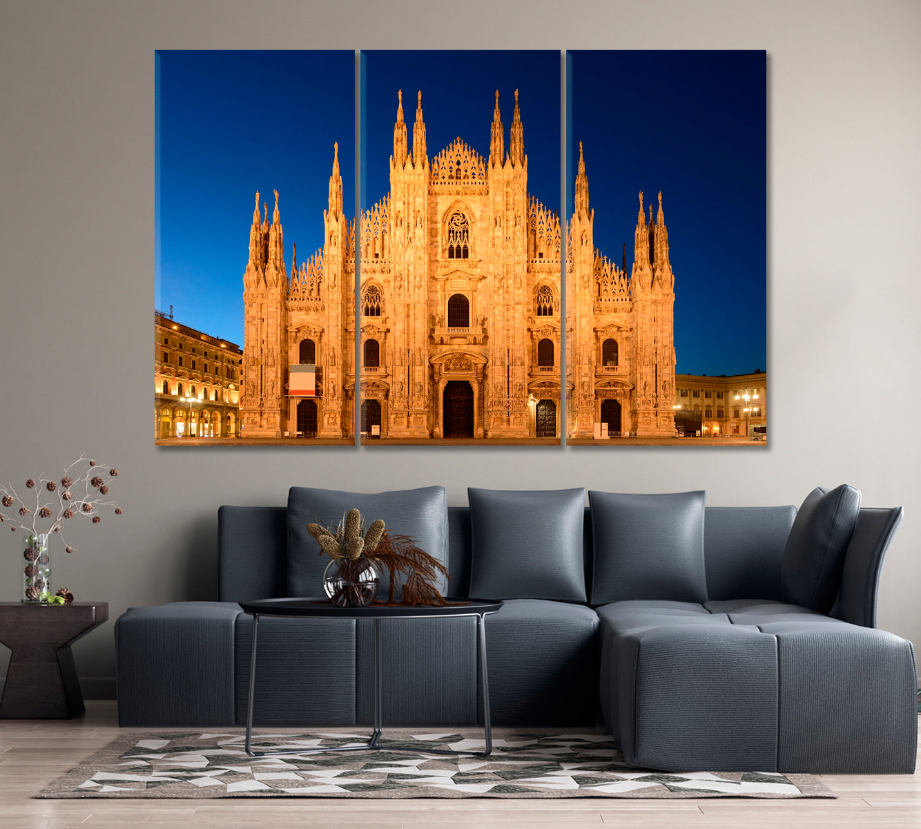 Piazza del Duomo Italy Canvas Print-Canvas Print-CetArt-1 Panel-24x16 inches-CetArt