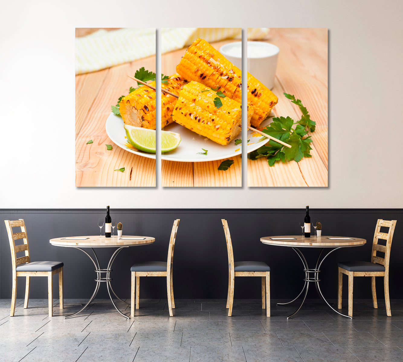 Corn Cobs Canvas Print-Canvas Print-CetArt-1 Panel-24x16 inches-CetArt