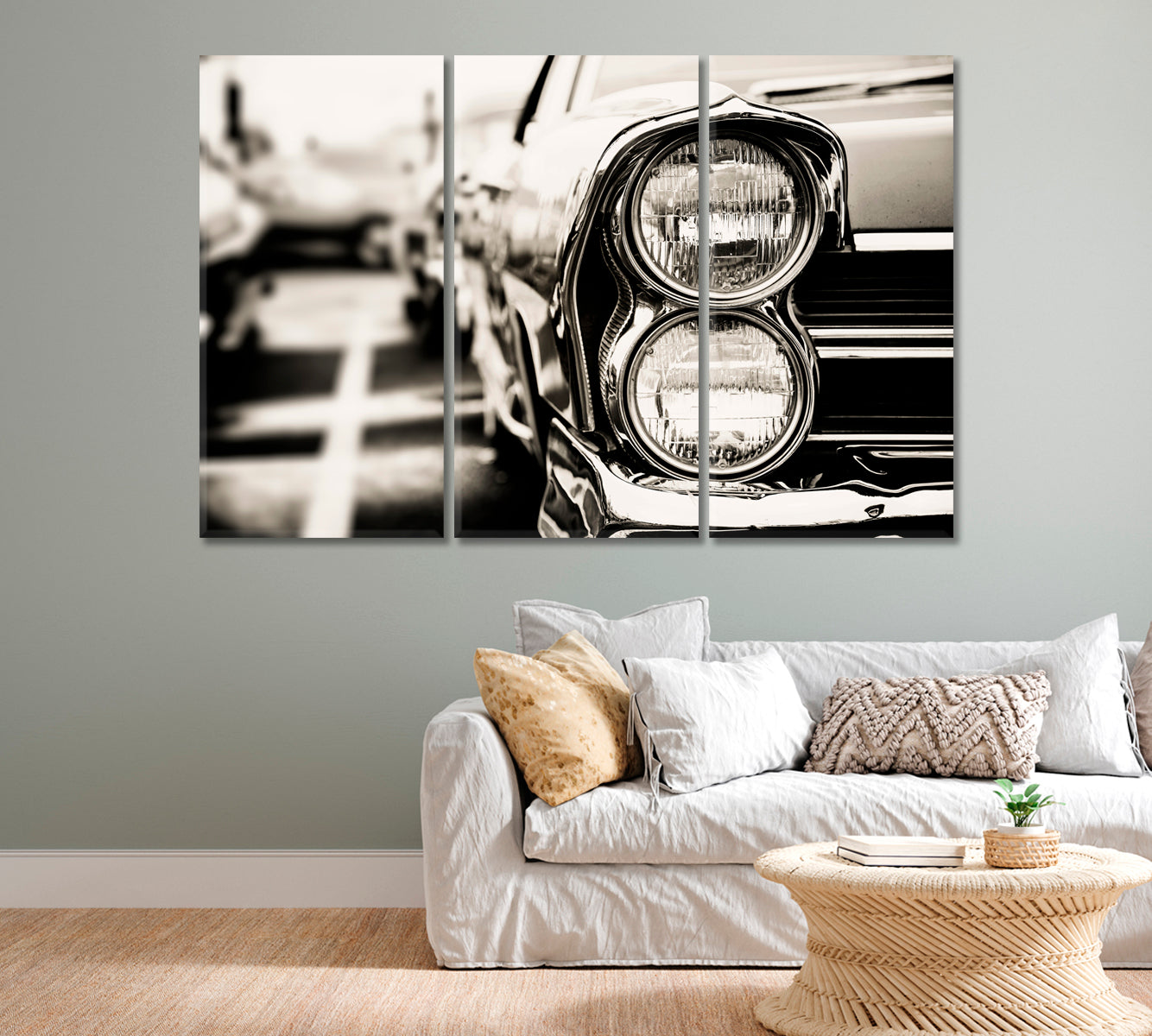 Classic Car Canvas Print-Canvas Print-CetArt-1 Panel-24x16 inches-CetArt