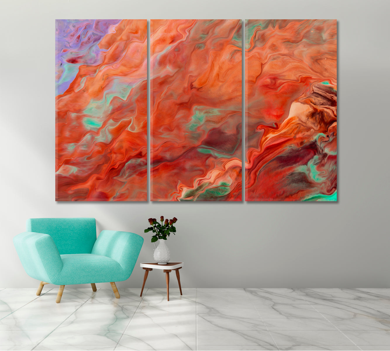 Creative Colorful Abstraction Canvas Print-Canvas Print-CetArt-1 Panel-24x16 inches-CetArt