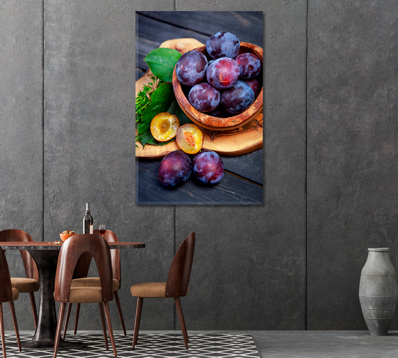 Plums Canvas Print-Canvas Print-CetArt-1 panel-16x24 inches-CetArt