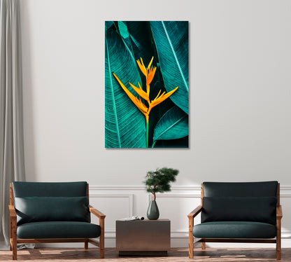 Bird of Paradise Crane Flower Canvas Print-Canvas Print-CetArt-1 panel-16x24 inches-CetArt