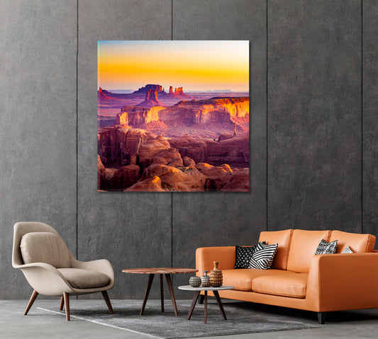 Utah Monument Valley Arizona Canvas Print-Canvas Print-CetArt-1 panel-12x12 inches-CetArt