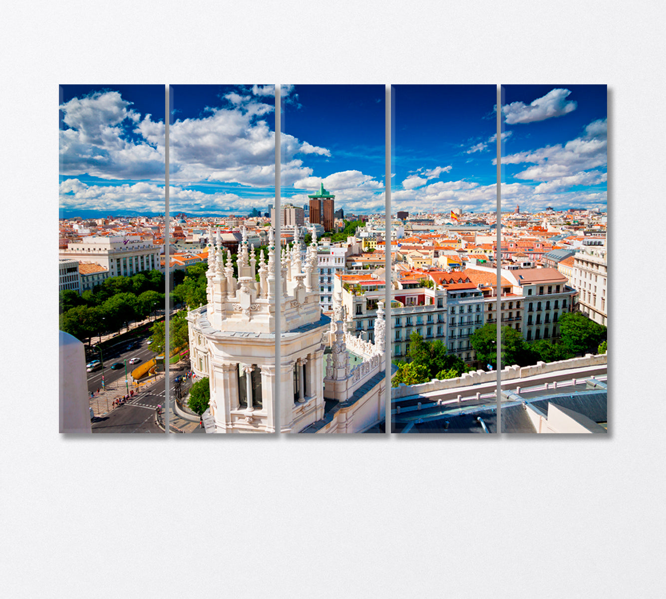 Madrid Spain Canvas Print-Canvas Print-CetArt-5 Panels-36x24 inches-CetArt