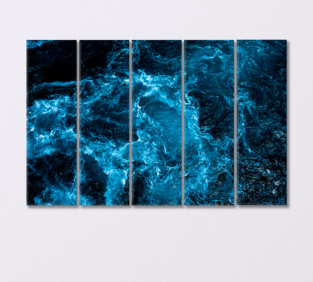 Wild Ocean Waves Canvas Print-Canvas Print-CetArt-5 Panels-36x24 inches-CetArt