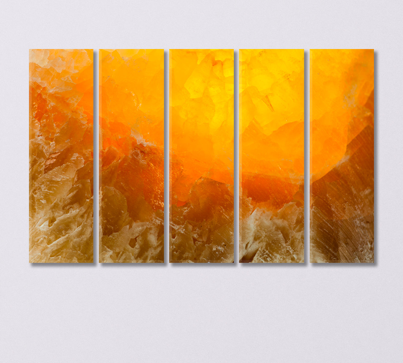 Close Up of Yellow Gold Marble Canvas Print-Canvas Print-CetArt-5 Panels-36x24 inches-CetArt