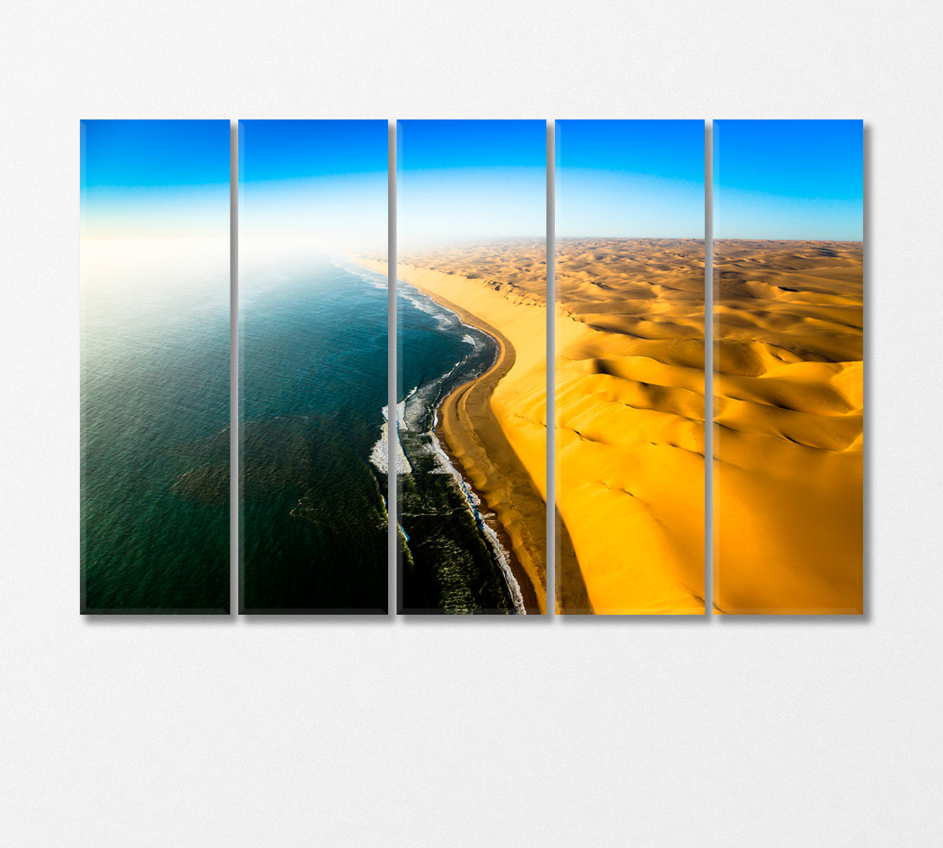 Skeleton Coast Namib Desert Namibia Canvas Print-Canvas Print-CetArt-5 Panels-36x24 inches-CetArt