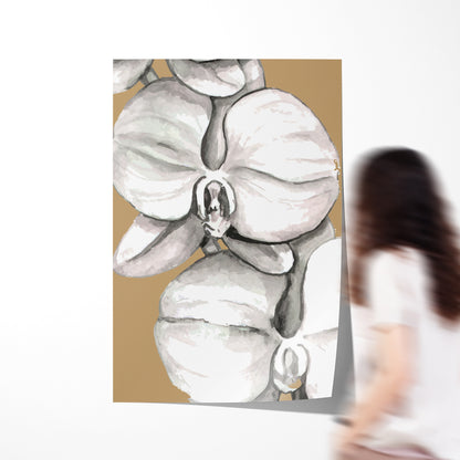 Stylish Monochrome Orchids Vintage Posters For Room-Vertical Posters NOT FRAMED-CetArt-8″x10″ inches-CetArt