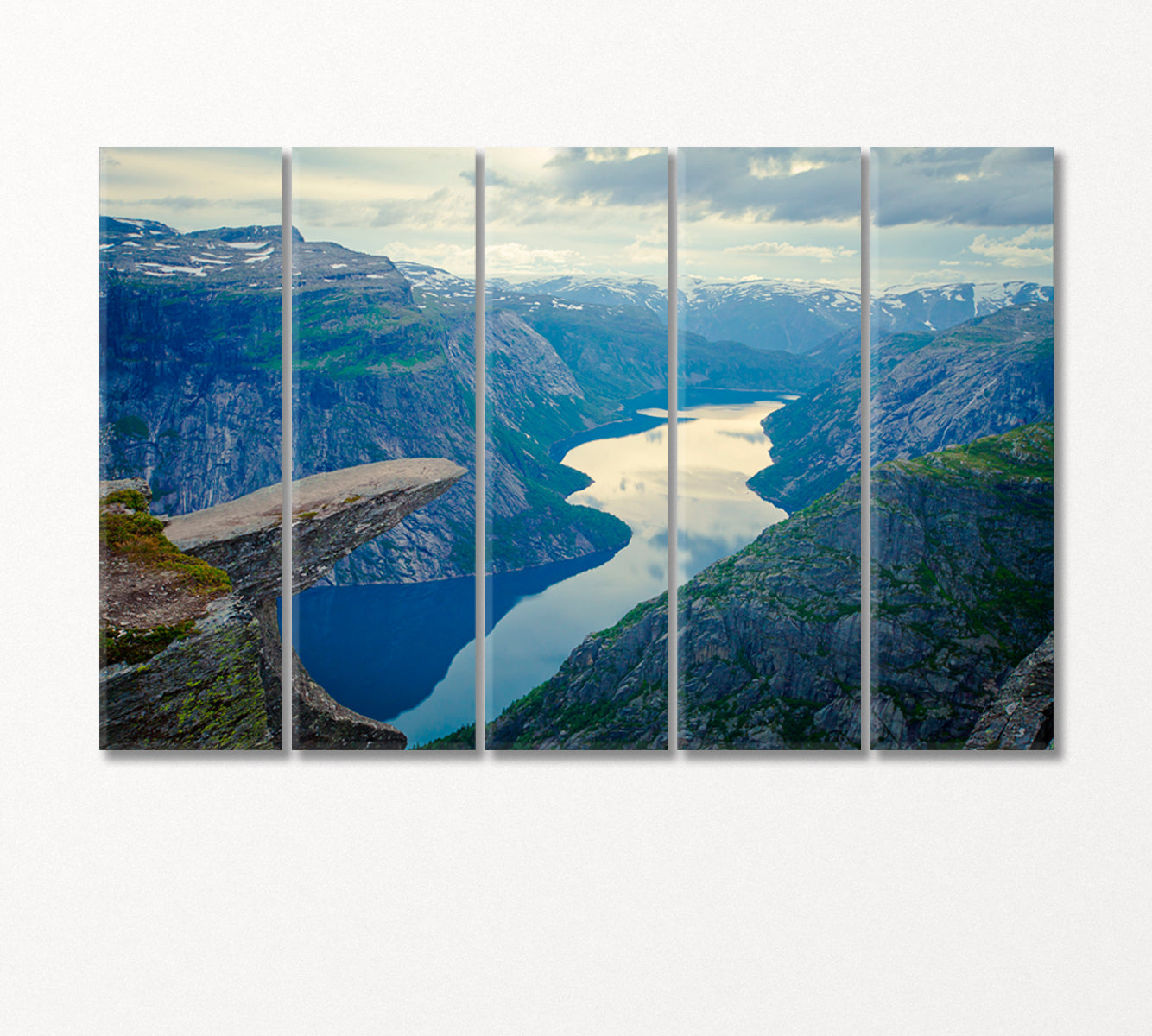 Troll Tongue Norway Canvas Print-Canvas Print-CetArt-5 Panels-36x24 inches-CetArt