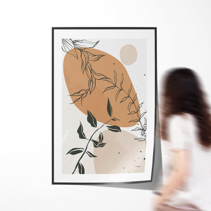 Abstract Plant Living Rooms Posters Wall Art Prints-Vertical Posters NOT FRAMED-CetArt-8″x10″ inches-CetArt