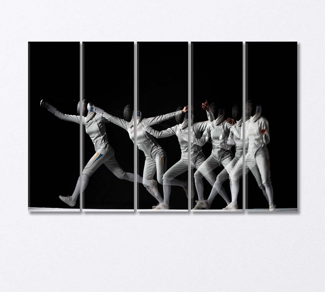 Fencing Process Canvas Print-Canvas Print-CetArt-5 Panels-36x24 inches-CetArt