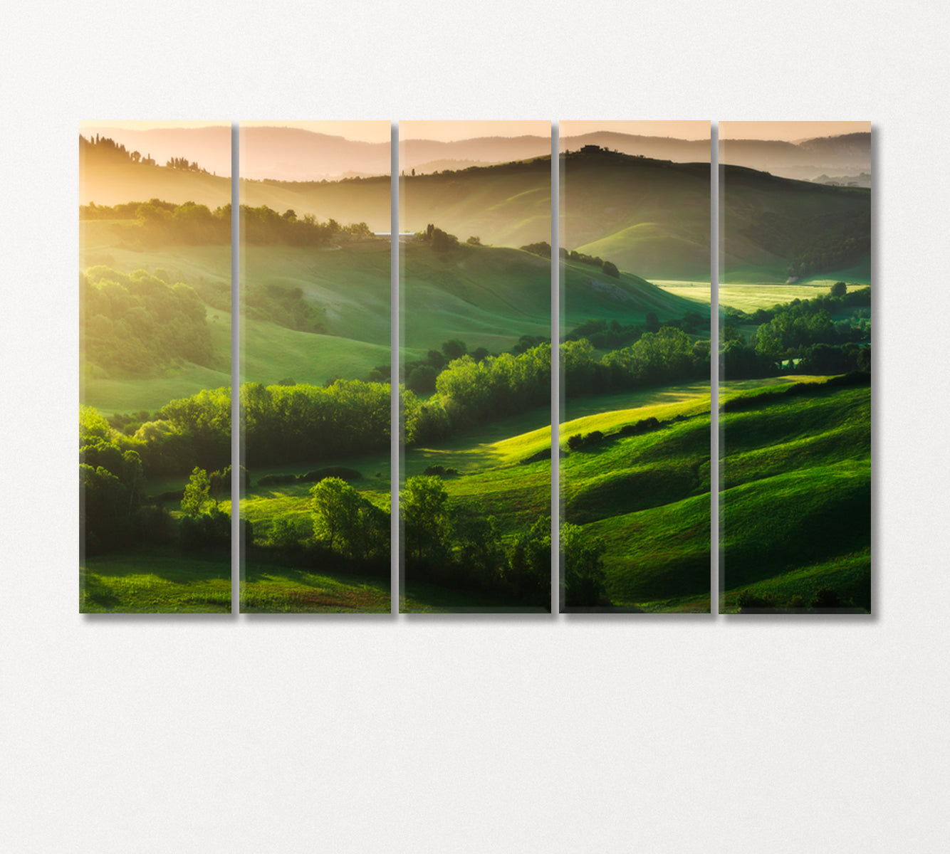 Landscape of Tuscany Italy Canvas Print-Canvas Print-CetArt-5 Panels-36x24 inches-CetArt