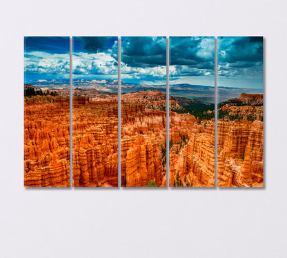 Bryce Canyon National Park Utah Canvas Print-Canvas Print-CetArt-5 Panels-36x24 inches-CetArt