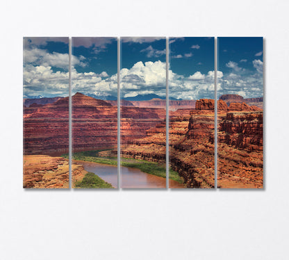 Zion National Park near Utah USA Canvas Print-Canvas Print-CetArt-5 Panels-36x24 inches-CetArt