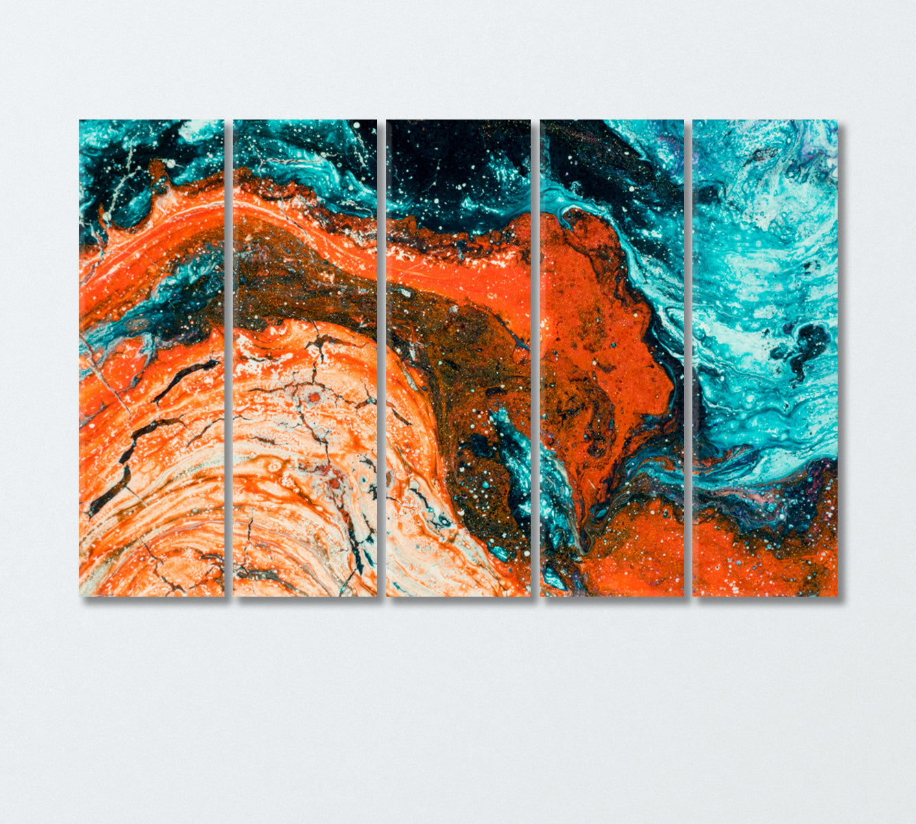 Fantastic Bright Abstract Patterns Canvas Print-Canvas Print-CetArt-5 Panels-36x24 inches-CetArt