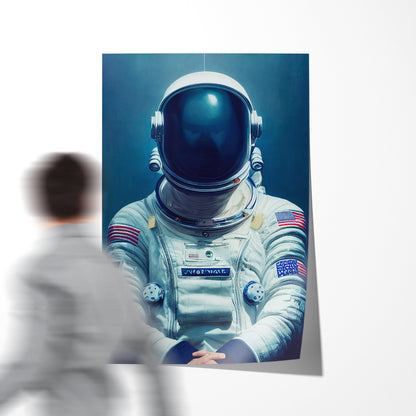 Astronaut in Space Suit Wall Posters For Guys-Vertical Posters NOT FRAMED-CetArt-8″x10″ inches-CetArt