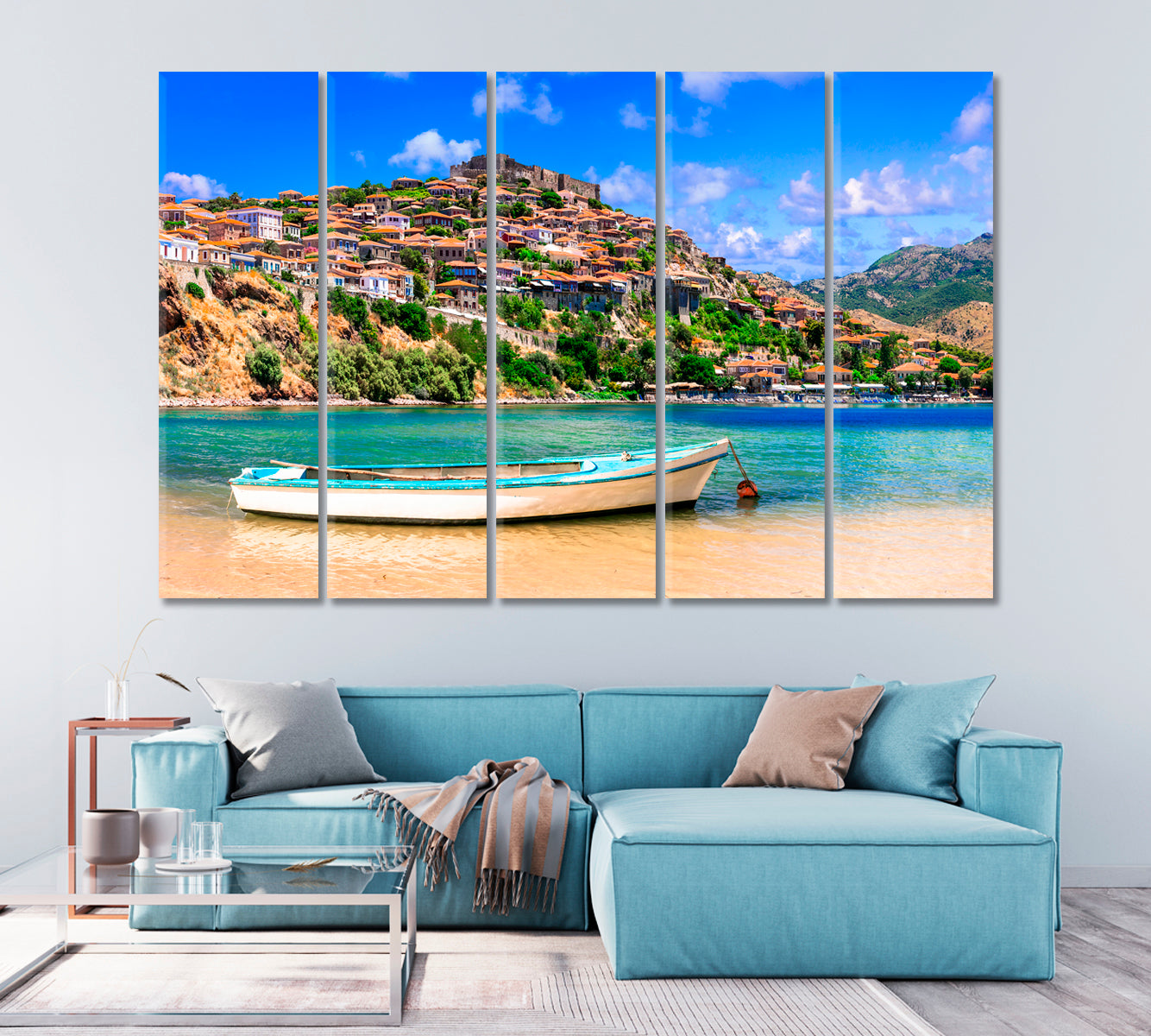 Lesvos Island Greece Canvas Print-Canvas Print-CetArt-1 Panel-24x16 inches-CetArt