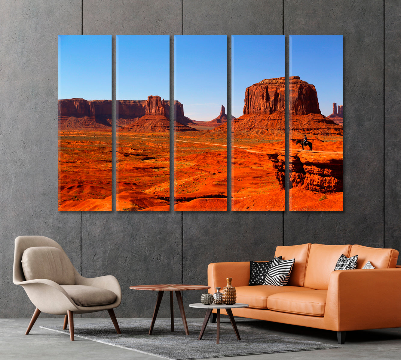 Monument Valley Arizona Utah Navajo Tribal Park Canvas Print-Canvas Print-CetArt-1 Panel-24x16 inches-CetArt