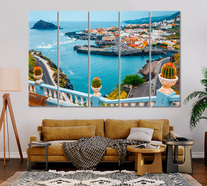 Garachico Town on Tenerife Island Canary Spain Canvas Print-Canvas Print-CetArt-1 Panel-24x16 inches-CetArt