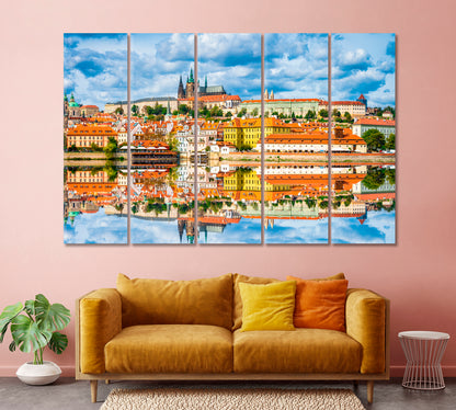 Panorama of old town of Prague Canvas Print-Canvas Print-CetArt-1 Panel-24x16 inches-CetArt