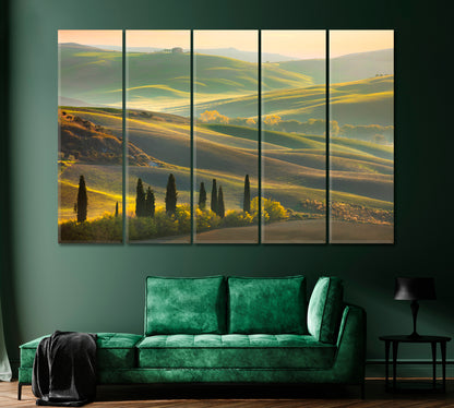 Spring Hills Tuscany Italy Canvas Print-Canvas Print-CetArt-1 Panel-24x16 inches-CetArt