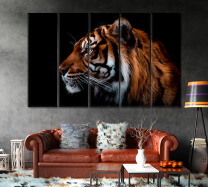 Sumatran Tiger Canvas Print-Canvas Print-CetArt-1 Panel-24x16 inches-CetArt