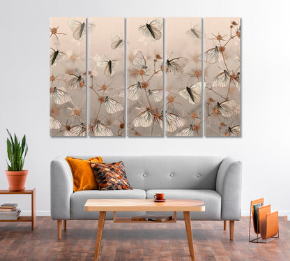 Butterflies Canvas Print-Canvas Print-CetArt-1 Panel-24x16 inches-CetArt
