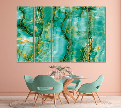 Natural Green Marble Canvas Print-Canvas Print-CetArt-1 Panel-24x16 inches-CetArt