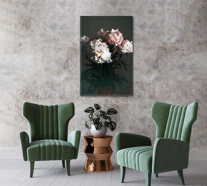 Peonies Canvas Print-Canvas Print-CetArt-1 panel-16x24 inches-CetArt