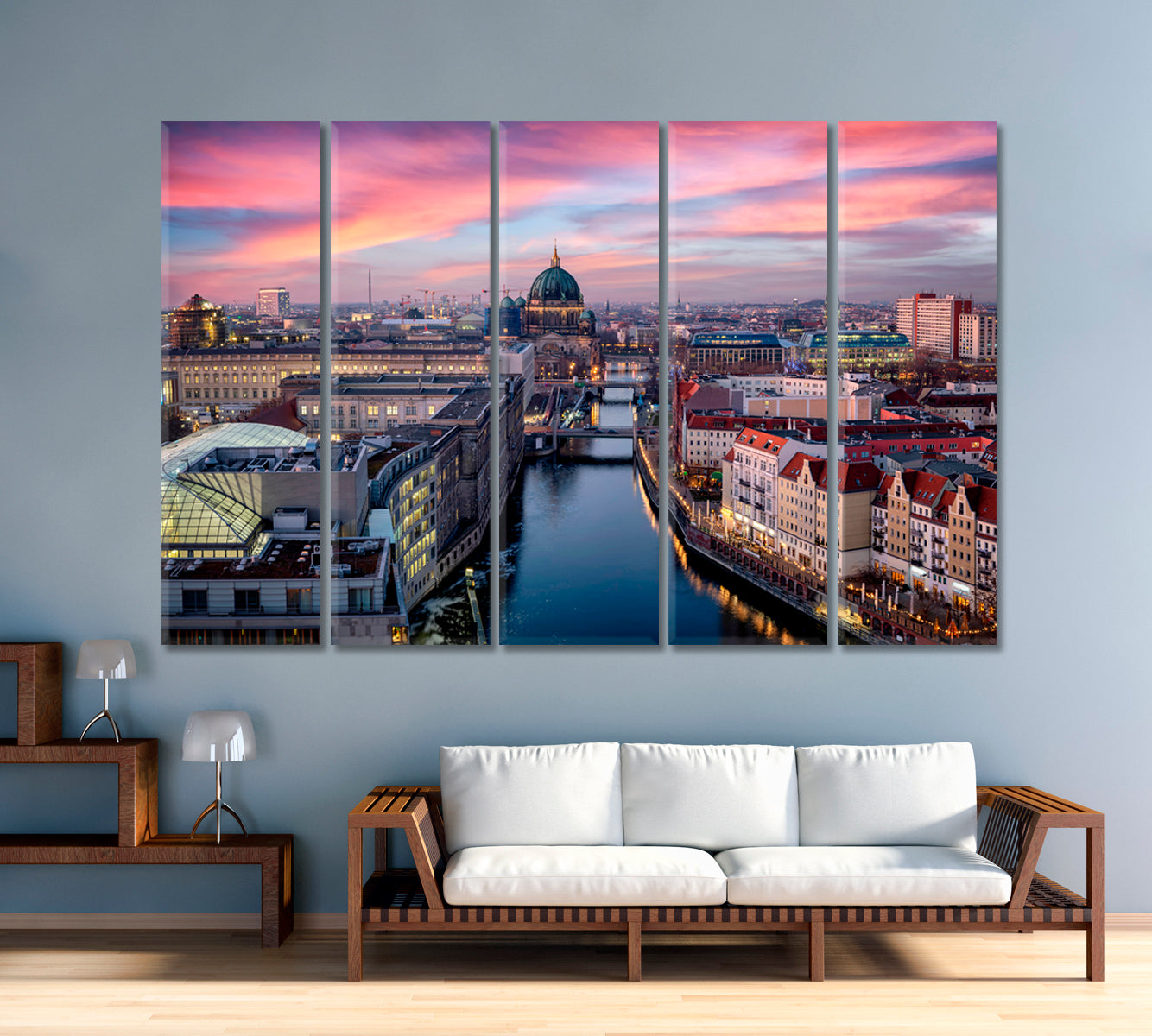 Famous Berlin Cathedral Canvas Print-Canvas Print-CetArt-1 Panel-24x16 inches-CetArt