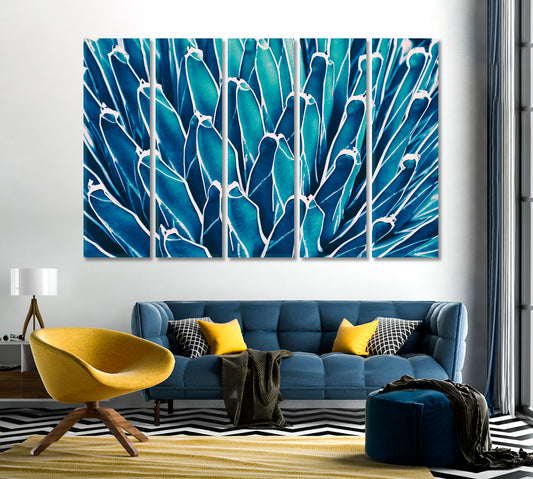Agave Cactus Canvas Print-Canvas Print-CetArt-1 Panel-24x16 inches-CetArt